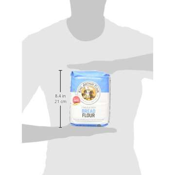 King Arthur Flour - Unbleached Bread Flour, 5 Pound (Pack of 2)