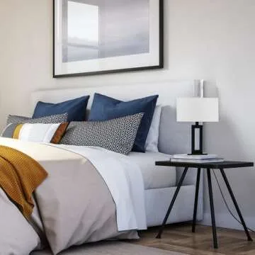 Globe Electric D'Alessio Table Lamp - Modern Matte Black Design