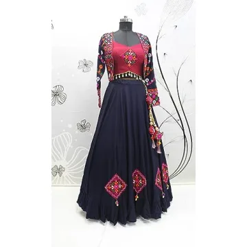 Elegant Craftvilla Handwork Garba Lengha for Festival Wear