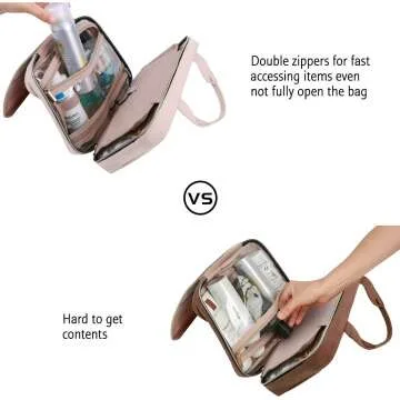 BAGSMART Toiletry Bag - Water-resistant Travel Organizer