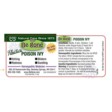 Be Gone Poison Ivy Pills for Fast Relief from Irritation