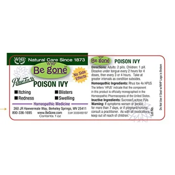 Be Gone Poison Ivy Pills for Fast Relief from Irritation