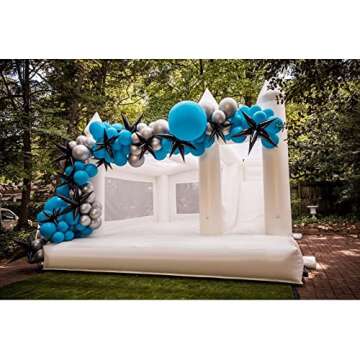 Large White Bounce House for Kids Parties and Weddings