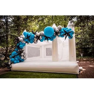 Large White Bounce House for Kids Parties and Weddings