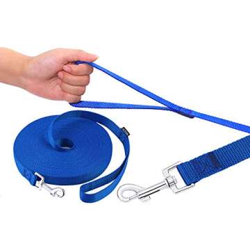 AMAGOOD 15ft Long Leash for Dogs - Training and Outdoor Adventure