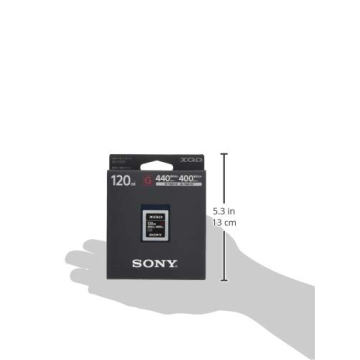 Sony XQD Memory Card 120GB Fast Read & Write Speed