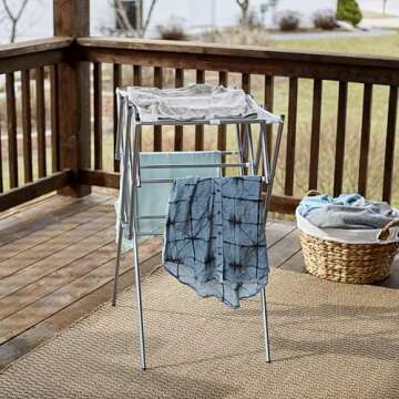 Household Essentials Expandable Laundry Drying Rack