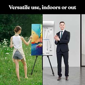 Portable Artist Easel Stand for Painting - Adjustable Height Painting Easel with Bag - Tabletop Art ...