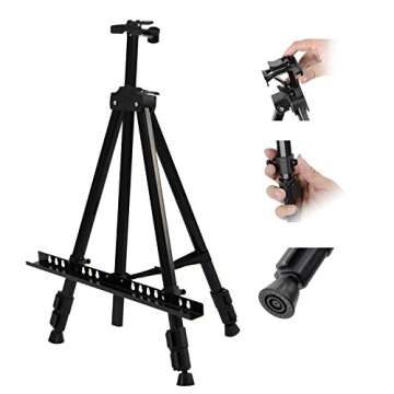 Lightweight Portable Easel Stand for Art Displays
