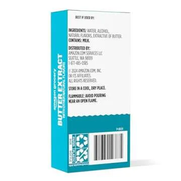 Amazon Grocery, Butter Extract, 1 Fl Oz (Previously Amazon Fresh, Packaging May Vary)