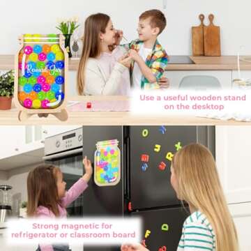 Magnetic Reward Jar for Kids - Customizable & Fun