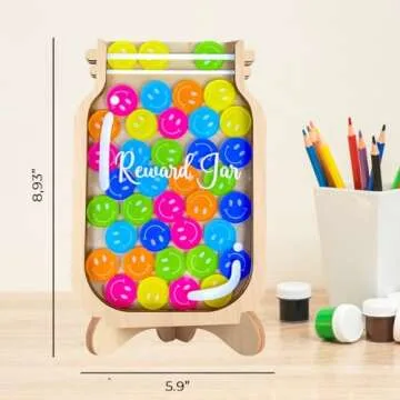 Magnetic Reward Jar for Kids - Customizable & Fun