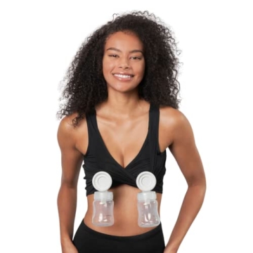 Larken Hands Free Pumping Bra for Breastfeeding | Breast Pump - Maternity Bras for Pregnancy, Pumpin...