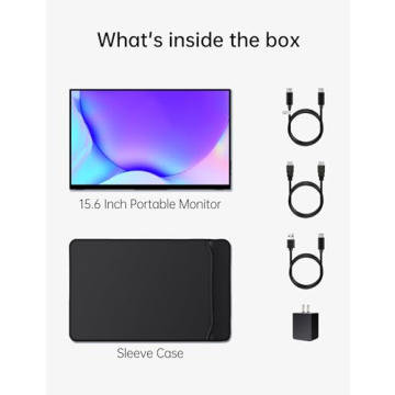 CAPERAVE 15.6'' Touchscreen Portable Monitor