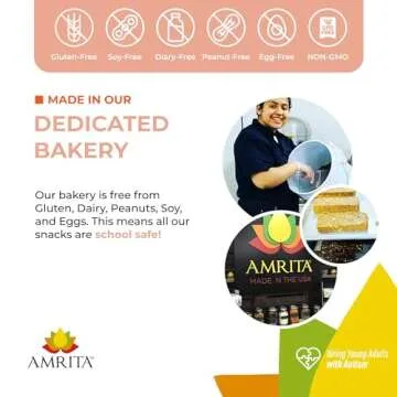 Amrita Dried Jumbo Raisins 1 lb | Naturally Sweet, Gluten-Free Snack | Dried Grapes Packed Fresh in Resealable Bags | Vegan, non-GMO, Allergen Friendly Healthy Snacks | Ideal for Trail Mix