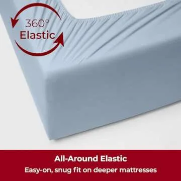 Mellanni Extra Deep Queen Sheets - Luxurious and Cooling