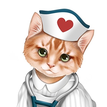 Nurses Are Su-purr Heroes Cat Statue for Nurses