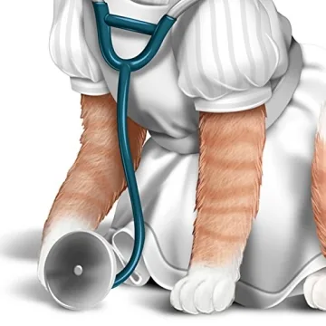 Nurses Are Su-purr Heroes Cat Statue for Nurses