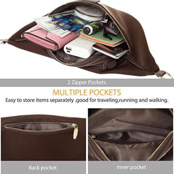 INICAT Women's Fanny Packs for Travel and Sports