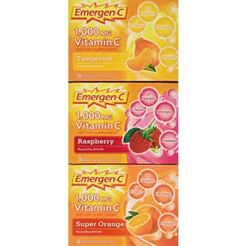 Emergen-C Vitamin C Drink Mix - Immune Support in 3 Tasty Flavors