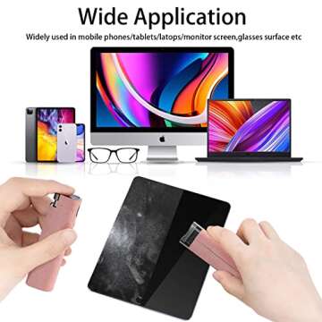DauMeiQH Car Screen Cleaner for Tesla Display, Phone Screen Cleaner Spray and Wipe, Computer Touchscreen Cleaner Electronic Kit for Laptop, Smart TV, iPad, iPhone, Mac, Tablet, Monitor - Pink
