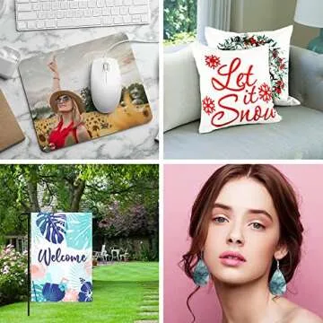 117PCS DIY Sublimation Blanks Set for Creative Gifts and Crafts