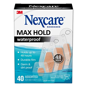 Nexcare Max Hold Waterproof Bandages | 48-Hour Protection