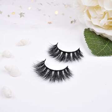 3D Mink Hair False Eyelashes for Natural Glamour