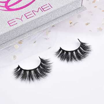 3D Mink Hair False Eyelashes for Natural Glamour