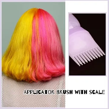 Pimoys Root Comb Applicator Bottle, 2 Pack for Hair Care