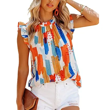 Allimy Womens Summer Casual Striped Tank Fashion Top 2024 - Lightweight & Trendy