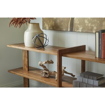 Shop Signature Design Console Sofa Table with 3 Shelves