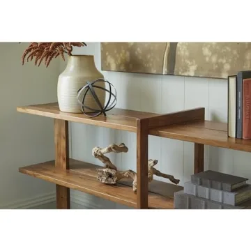 Shop Signature Design Console Sofa Table with 3 Shelves