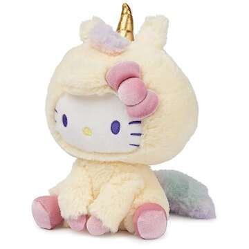 GUND Hello Kitty Unicorn Plush Toy - 6 inches of Joy