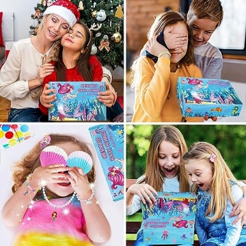 Enchanting Mermaid Bath Bombs with Jewelry Surprises for Girls