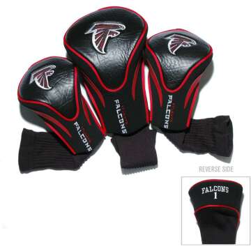 NFL Contour Golf Club Headcovers 3 Pack for Drivers