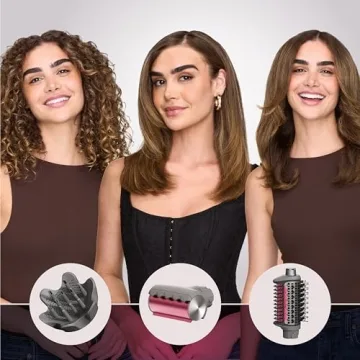 Shark FlexFusion Hair Dryer with Brush & Curlers