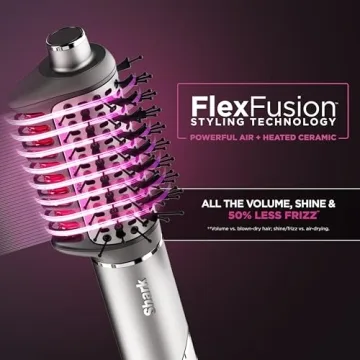 Shark FlexFusion Hair Dryer with Brush & Curlers