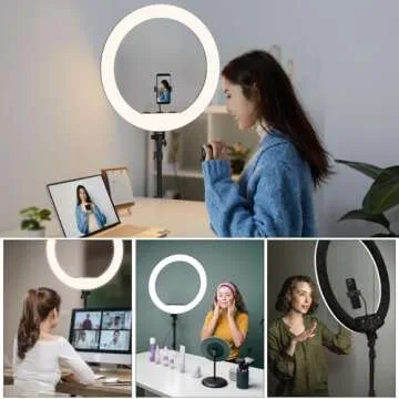 Hagibis 21 Inch Ring Light with Stand for Perfect Lighting