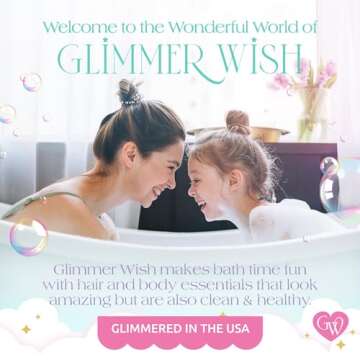 Glimmer Wish Unicorn Kids Body Wash with Vanilla Cotton Candy