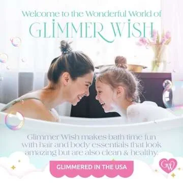 Glimmer Wish Unicorn Kids Body Wash with Vanilla Cotton Candy