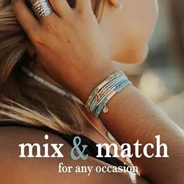 K'lani Aloha Boho Bracelets & Hair Ties - Set of 5