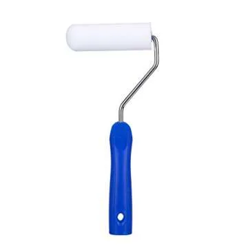 Mister Rui Paint Roller, Foam Paint Roller 4 Inch High Density, Sponge Refills with Roller Frame, Pack of 3, Small Paint Roller Set for Home Painting and DIY Projects