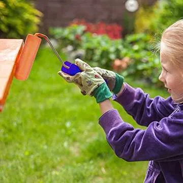 Mister Rui Paint Roller, Foam Paint Roller 4 Inch High Density, Sponge Refills with Roller Frame, Pack of 3, Small Paint Roller Set for Home Painting and DIY Projects