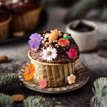 OIIKI 4PCS Silicone Flower Molds, Rose Sunflower Leaf Resin Molds, Polymer Clay Molds, Fondant Molds for Cake, Candy, Chocolate, Soap, DIY Jewelry Making