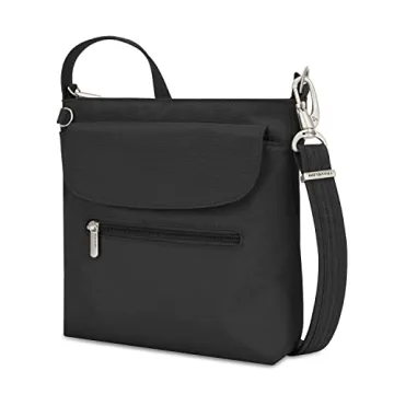 Travelon Anti-Theft Mini Shoulder Bag Secure Black