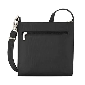 Travelon Anti-Theft Mini Shoulder Bag Secure Black