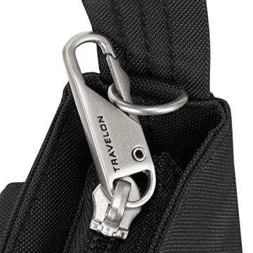 Travelon Anti-Theft Mini Shoulder Bag Secure Black