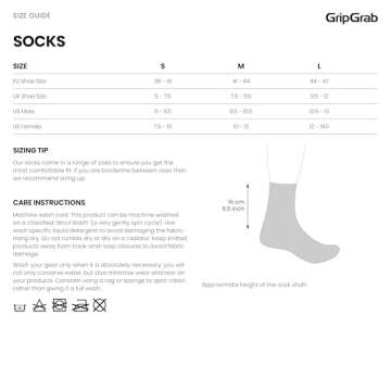 GripGrab Winter Thermal Merino Wool Cycling Socks Warm Bike Socks Padded Thick Cycling Socks Cold Weather Cycling Socks