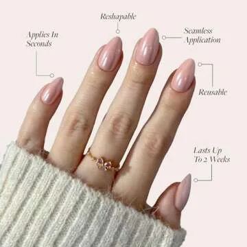 Glamnetic Press On Nails - Elegant Neutral Pink Set